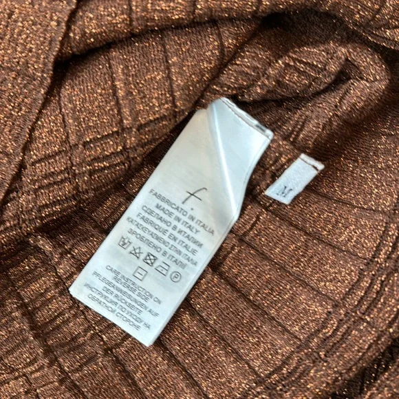 Stunning Metallic Knit Set by Italian Brand Falconeri - Medium - Picture 12 of 15